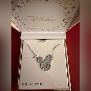 Disney Mickey Sterling Silver Necklace